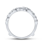 Dazzling Diamond Halo Wrap Enhancer Wedding Band - Splendid Jewellery