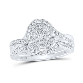 Dazzling Diamond Majesty Bridal Wedding Ring Set - Splendid Jewellery