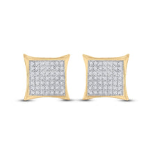 Load image into Gallery viewer, Dazzling Diamond Square Kite Earrings in 10kt Yellow Gold - Splendid Jewellery