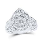 Dazzling Diamond Teardrop Cluster Ring - Splendid Jewellery
