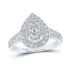Dazzling Diamond Teardrop Cluster Ring - Splendid Jewellery