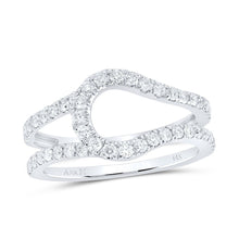 Load image into Gallery viewer, Dazzling Diamond Wrap Ring Guard Enhancer - Top View