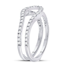 Load image into Gallery viewer, Dazzling Diamond Wrap Ring Guard Enhancer - Front View