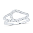 Dazzling Diamond Wrap Ring Guard Enhancer - Splendid Jewellery