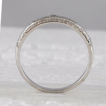 Load image into Gallery viewer, Dazzling Elegance | 10kt White Gold Womens Round Diamond Anniversary Ring 1/2 Cttw - Splendid Jewellery