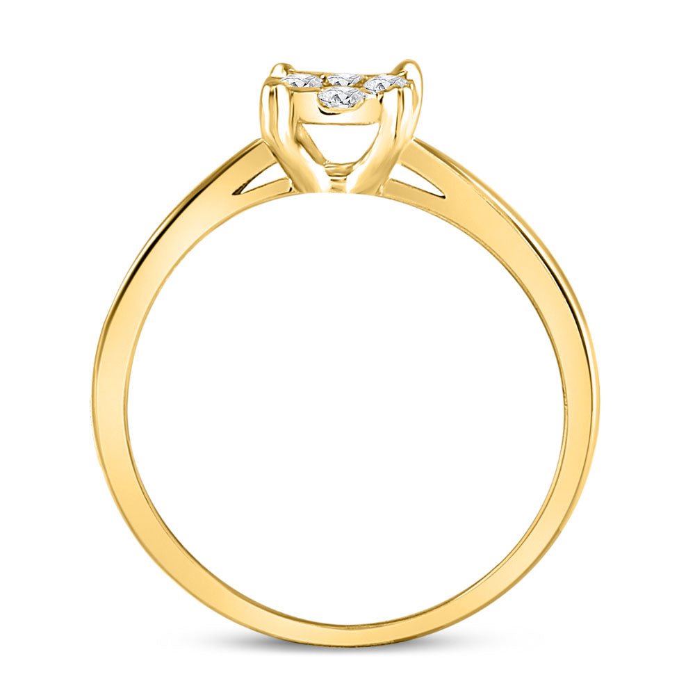 Dazzling Harmony Diamond Cluster Ring - Splendid Jewellery