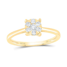 Load image into Gallery viewer, Dazzling Harmony Diamond Cluster Ring - Splendid Jewellery