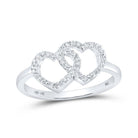 Dazzling Love Diamond Heart Ring - Splendid Jewellery
