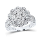 Dazzling Love's Embrace Diamond Cluster Ring - Splendid Jewellery
