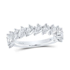 Dazzling Pear Diamond Splendor Band Ring - Splendid Jewellery