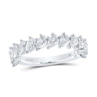 Dazzling Pear Diamond Splendor Band Ring - Splendid Jewellery