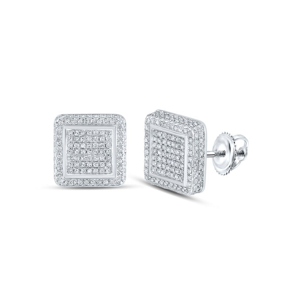 Dazzling Square Sparkle Earrings - Splendid Jewellery