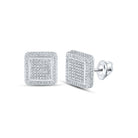 Dazzling Square Sparkle Earrings - Splendid Jewellery