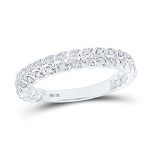 Load image into Gallery viewer, Delicate Diamond Vine Leaf Stackable Band - Splendid Jewellery
