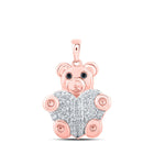 Romantic Rose Gold Diamond Animal Pendant - Alternate view 1 from Splendid Jewellery