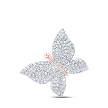 Load image into Gallery viewer, Enchanting Rose Gold Diamond Butterfly Pendant - Alternate view 1 from Splendid Jewellery