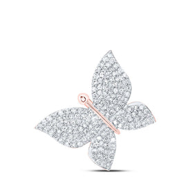 Enchanting Rose Gold Diamond Butterfly Pendant - Alternate view 1 from Splendid Jewellery
