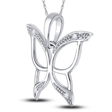 Load image into Gallery viewer, Whimsical Wings Diamond Pendant  Side View from Splendid Jewellery
