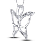 Whimsical Wings Diamond Pendant  Side View from Splendid Jewellery