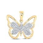 Whimsical Wings Diamond Pendant product  Top View from Splendid Jewellery