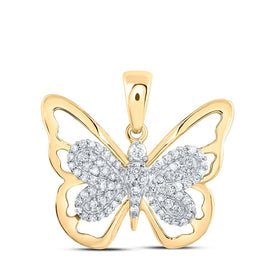 Whimsical Wings Diamond Pendant product  Top View from Splendid Jewellery