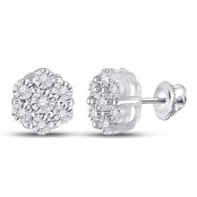 Load image into Gallery viewer, Diamond Blossom Cluster Earrings - Splendid Jewellery