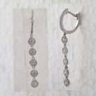 Diamond Cascade Hoop Earrings - Splendid Jewellery