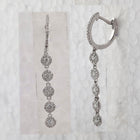 Diamond Cascade Hoop Earrings - Splendid Jewellery