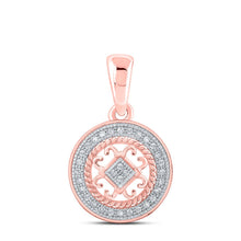 Load image into Gallery viewer, Radiant Love Diamond Circle Pendant - Alternate view 1 from Splendid Jewellery