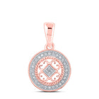 Radiant Love Diamond Circle Pendant - Alternate view 1 from Splendid Jewellery