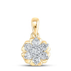 Enchanting Blossom Diamond Pendant product  Top View from Splendid Jewellery