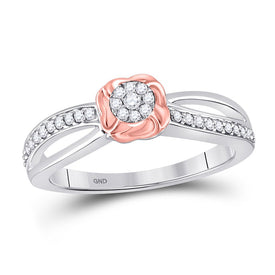 Enchanting Floral Brilliance Diamond Ring - Alternate view 1 from Splendid Jewellery