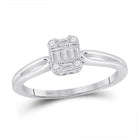 Dazzling Diamond Symphony Ring - Top View