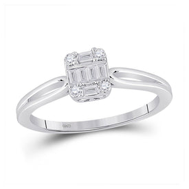 Dazzling Diamond Symphony Ring - Top View