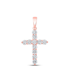 Radiant Love and Devotion Diamond Cross Pendant - Alternate view 1 from Splendid Jewellery