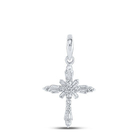 Radiant Faith Diamond Cross Pendant - Alternate view 1 from Splendid Jewellery