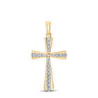 Radiant Faith Diamond Cross Pendant product  Top View from Splendid Jewellery
