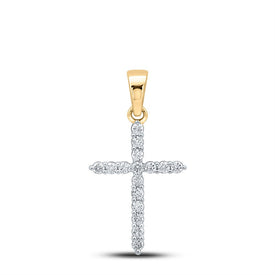 Radiant Faith Diamond Cross Pendant product  Top View from Splendid Jewellery