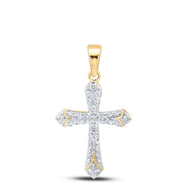Radiant Faith Diamond Cross Pendant product  Top View from Splendid Jewellery