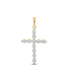 Radiant Faith Diamond Cross Pendant product  Top View from Splendid Jewellery