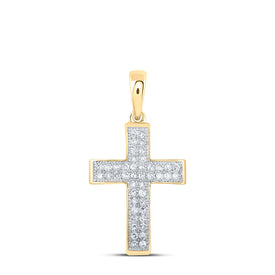 Radiant Faith Diamond Cross Pendant product  Top View from Splendid Jewellery