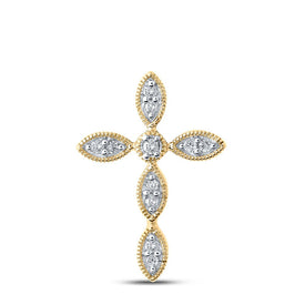 Radiant Faith Diamond Cross Pendant product  Top View from Splendid Jewellery