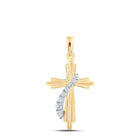 Radiant Faith Diamond Cross Pendant product  Top View from Splendid Jewellery