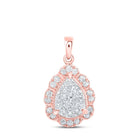 Radiant Love Diamond Teardrop Pendant - Alternate view 1 from Splendid Jewellery