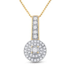 Radiant Love Diamond Pendant product  Top View from Splendid Jewellery