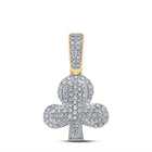 Radiant Queen Diamond Pendant product  Top View from Splendid Jewellery