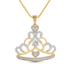 Regal Majesty Diamond Fashion Pendant product  Top View from Splendid Jewellery