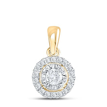 Load image into Gallery viewer, Radiant Romance Diamond Pendant product  Top View from Splendid Jewellery