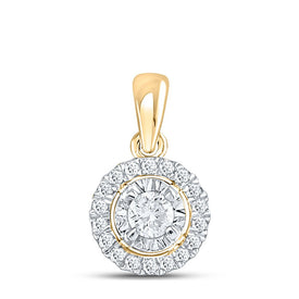 Radiant Romance Diamond Pendant product  Top View from Splendid Jewellery