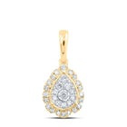 Radiant Love Diamond Pendant - Top View